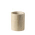 Besteckbehälter TRAVERTINE, Ø 11 cm, Kalkstein beige