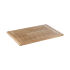 Brotschneidebrett 2-teilig, 48 x 32 cm, Holz braun