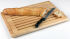 Brotschneidebrett 2-teilig, 48 x 32 cm, Holz braun