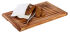Brotschneidebrett AKAZIA, 2-teilig, 53 x 32,5 cm, Akazienholz braun