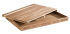 Brotschneidebrett LETTER 2-teilig, 48 x 34 cm, Holz braun