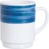 Kaffeebecher BRUSH BLUE, 25 cl