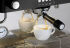 Kaffeemaschine COFFEELINE B30, 3 Brühgruppen, Stahlblech schwarz/silber lackiert