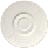Untertasse PURITY REFLECTIONS Doppelspiegel rund, Ø 17 cm, creme mit Relief