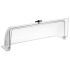 Rolltophaube GN1/1, schwarzer Kreuzgriff, Maße 53 x 32,5 cm