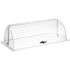 Rolltophaube GN1/1, schwarzer Kreuzgriff, Maße 53 x 32,5 cm