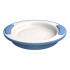 Thermoteller 270 ml, Ø 25,5 cm, hellblau/weiß