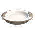Thermoteller 270 ml, Ø 25,5 cm, leinen/weiß