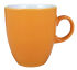 Becher mit Henkel, 0,25 ltr., orange