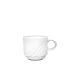 Kaffee-Obertasse AMBIENTE, 0,20 ltr., weiß mit Relief