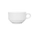 Kaffee-Obertasse LA REINE niedrig, 0,18 ltr., weiß mit Relief