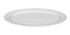 Platte IMPERIAL oval Fahne, 31 cm, weiß mit Relief