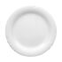 Teller AMBIENTE flach rund Fahne, Ø 25,5 cm, weiß mit Relief