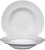 Pastateller NAPOLI WHITE tief rund Fahne, Ø 26 cm, weiß