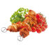 Schaschlikspieße 21cm, 4er Pack, Edelstahl