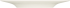 Teller PURITY REFLECITONS flach rund Fahne, Ø 17 cm, creme mit Relief