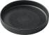 Teller NARA tief rund hoher Rand, Ø 24 cm, schwarz mit Relief