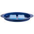 Thermo-Tablett-Set 6-teilig, Ø 35 cm, Edelstahl/transparent