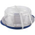Thermo-Tablett-Set 6-teilig, Ø 35 cm, Edelstahl/transparent