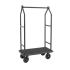 Gepäckwagen VOYAGER, 112 x 65 cm, CNS 18/8 schwarz pulverbeschichtet, schwarzer Teppich