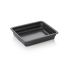 GN 1/2-65 mm tief, INDUKTION Gastronormbehälter, Porzellan schwarz