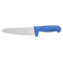 Kochmesser HACCP, 30 cm lang, Edelstahl, blauer Griff