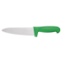 Kochmesser HACCP, 30 cm lang, Edelstahl, grüner Griff