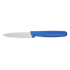 Schälmesser HACCP, 17,5 cm lang, Edelstahl, blauer Griff