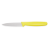 Schälmesser HACCP, 17,5 cm lang, Edelstahl, gelber Griff