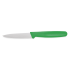 Schälmesser HACCP, 17,5 cm lang, Edelstahl, grüner Griff