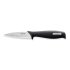 Schälmesser LET'S COOK, 19 cm lang, Edelstahl, gummierter Griff schwarz