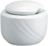 Zuckerdose DONNA mit Deckel, 0,2 ltr., weiß mit Relief
