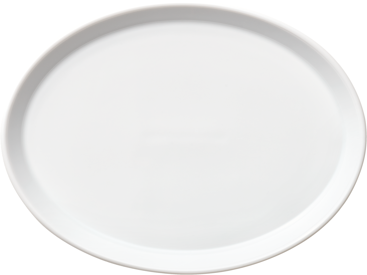 Teller SCANDIC flach oval coup, 28 x 21 cm, weiß