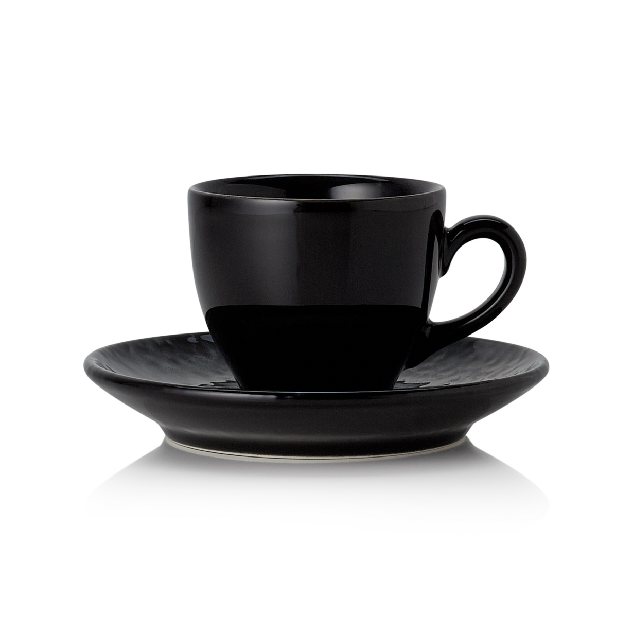 Espressotasse mit Untertasse VIDA NIGHT, schwarz, Set 2-teilig