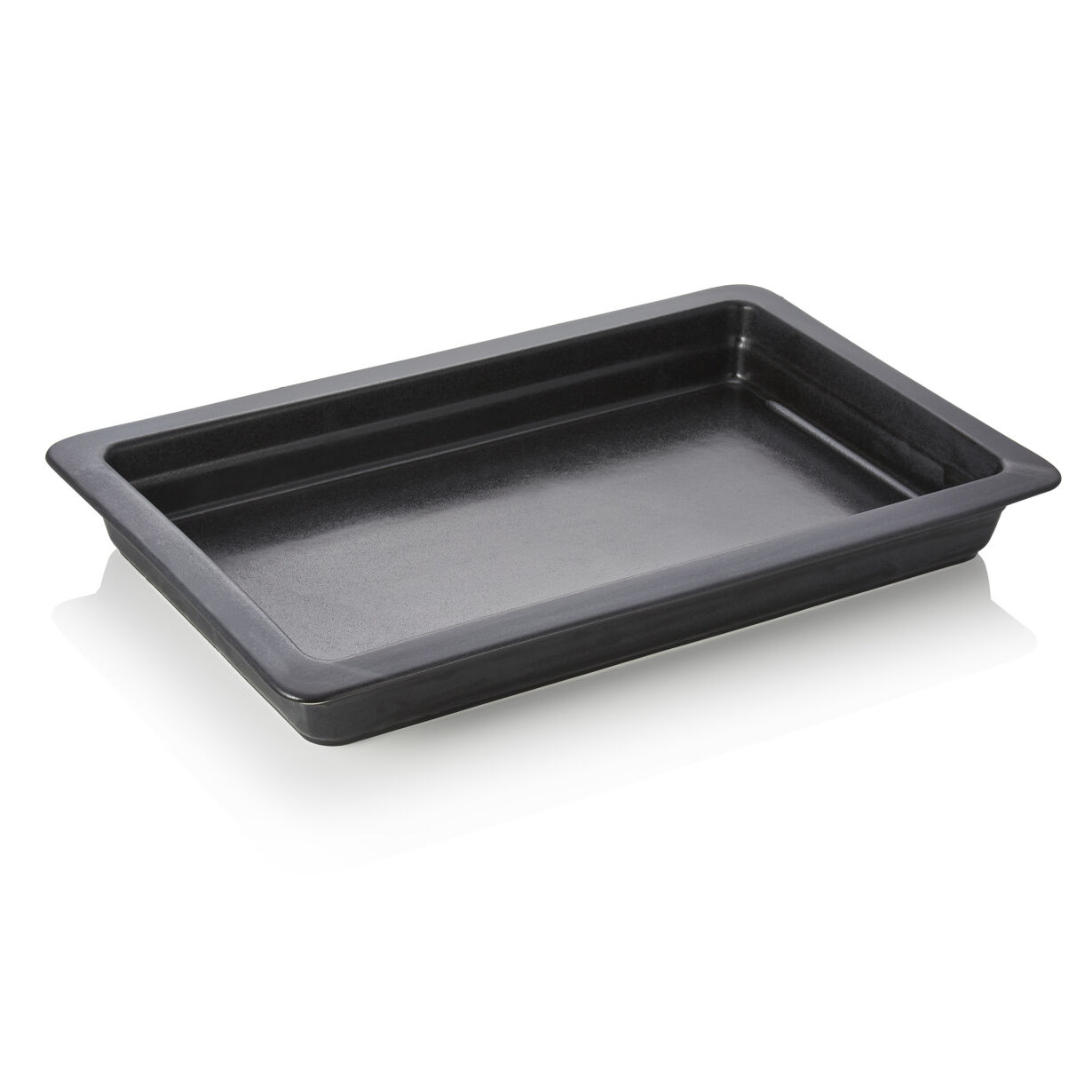 GN 1/1-65 mm tief, INDUKTION Gastronormbehälter, Porzellan schwarz